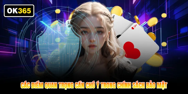 Các điểm quan trọng cần chú ý trong chính sách bảo mật